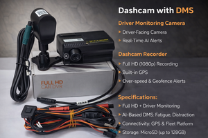 AI Dual Dash <b>Camera</b> with DMS ADAS 360 Angle <b>Night</b> <b>Vision</b> Built-in WiFi & G-Sensor - Product Image 6