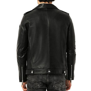 High Quality latest design men's leather <b>jacket</b> Full zipper leather <b>jacket</b> - Product Image 4