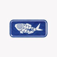 Nouvel arrivage : Plateau de service en métal émaillé, style vintage, décoratif, pour la maison et la cuisine, utilisation intérieure et extérieure, motif personnalisé