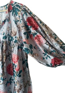 Robe longue 100 % coton pour femme, la plus vendue, faite à la main, style bohème décontracté, imprimé floral, douce, pour l'été et la plage, naturelle et ample - Product Image 3