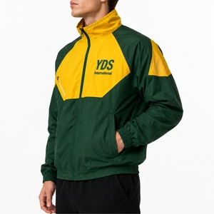 เสื้อแจ็คเก็ตแทร็คผู้ชาย YDS INTERNATIONAL แบบสั่งทำพิเศษ กันลม ระบายอากาศได้ดี ลายทาง น้ำหนักเบา สวมใส่สบาย ตัดเย็บตามสั่ง เสื้อแจ็คเก็ตสำหรับกิจกรรมกลางแจ้ง - Product Image 3