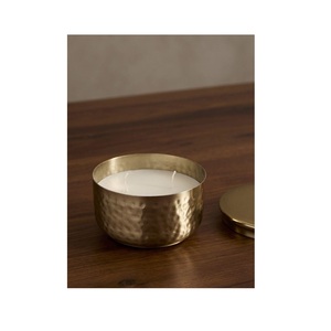 Gold Metal <b>Candle</b> Jar Beautiful <b>Candle</b> Jar with lid Used In Wedding party And Home Decoration - Product Image 3