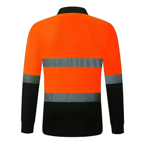 Polo de Manga Corta para Hombre, Personalizable, Ligero, de Alta Calidad, Secado Rápido, Transpirable, con Franja Reflectante, Ideal para Trabajo - Product Image 6