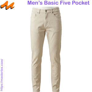 Men's Mid Waist Straight Classic Fit Breathable Non Denim Five Pocket Garment Dyed Washed <b>Jeans</b> Crafted at 8.99 OZ - Product Image 2