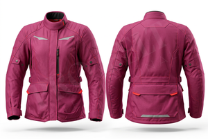 เสื้อแจ็คเก็ตมอเตอร์ไซค์แบบเต็มตัว ป้องกันได้รอบด้าน พร้อมสายรัดเอวปรับได้ กระเป๋าหลายช่อง ดีไซน์สะท้อนแสง สวมใส่สบายและปลอดภัย - Product Image 3