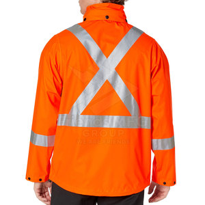 Ropa de Seguridad ANSI Clase 1 EN ISO 20471 Clase 1, Material Transpirable, Bandas Reflectantes, Logotipo, para Largas Jornadas de Trabajo, Chaqueta de Alta Visibilidad - Product Image 3