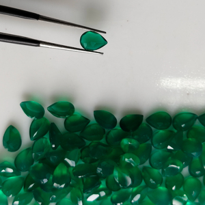 Ónix Verde Natural 7x5MM Corte Princesa Octogonal, Gema Suelta de la Mejor Calidad para Joyería, Gemas de Red Mountain - Product Image 3