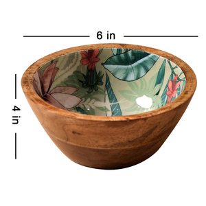 Serving Bowls Minimalist Design For Food Serving Uncoated Wood Handicraft Gifting Dining <b>Table</b> Salad Fruit Bowl - Product Image 4