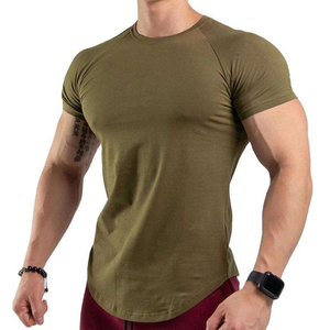 T-shirt de sport de haute qualité en gros, maillot de compression moulant pour musculation, personnalisable avec marque privée, haut de sport pour homme - Product Image 4