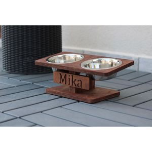 Tazón de Madera Natural Ecológico y Duradero para Perros, para Comida y Agua, Producto Promocional para Mascotas - Product Image 5