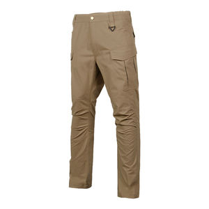 <b>Men's</b> Tactical Cargo <b>Pants</b> Workwear Style Canvas Material With Multiple Pockets Regular Fit Beige Color - Product Image 4
