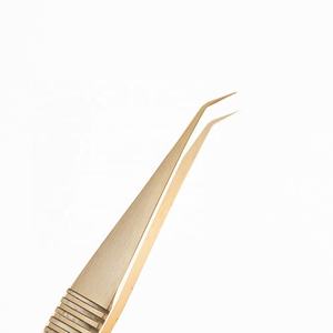Pinces à cils personnalisées avec pointe en fibre pour extensions de cils - Product Image 2