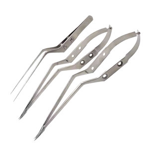 Ciseaux ophtalmiques manuels en acier inoxydable Castroviejo Yasargil de Jackbilly Enterprises, instruments microchirurgicaux - Product Image 6