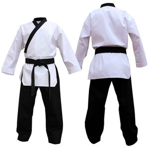 Uniforme de Taekwondo de haute qualité, extensible et respirant, en polyester/coton, prix d'usine - Product Image 2