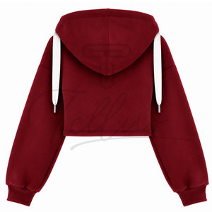 Sudadera corta de alta calidad, venta directa de fábrica, fabricada en Pakistán, transpirable, informal, para mujer. - Product Image 2