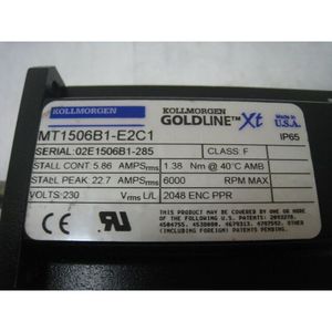 Servomoteur Kollmorgen MT1506B1-E2C1, Goldline - Équipements et pièces semi-conductrices d'occasion fiables à l'échelle mondiale - Product Image 3