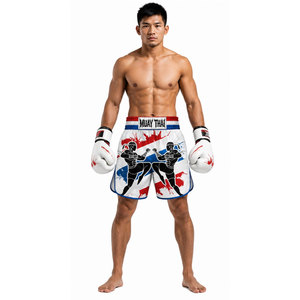 Shorts de Boxeo, Muay Thai y Kickboxing al Por Mayor, Casuales, de Tela Oxford Tejida, de Secado Rápido, Transpirables, Elásticos, Ligeros y Duraderos - Product Image 3