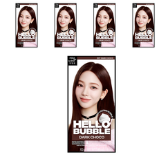 Tinte para el Cabello Hello Bubble Color Chocolate Oscuro, 5 Unidades - Descuento en Coloración Capilar Mise-en-scene - Product Image 1
