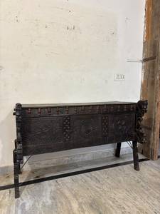 Damchiya Traditional Farmhouse Luxury Modern Wooden Adjustable Height <b>Sideboard</b> Multi-Purpose Premium Quality Home Bedroom Villa - Product Image 2