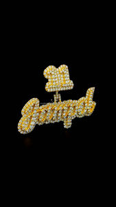 Hip Hop estilo Vvs Moissanite encanto colgante Iced 925 NOMBRE DE PLATA personalizado chapado en oro letra personalizada 11 número fiesta - Product Image 5