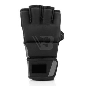Gants de MMA et de kickboxing en cuir de haute qualité, demi-doigts, légers et respirants pour la boxe, le grappling et l'entraînement au sac de frappe - Product Image 2