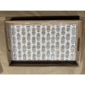 Mejor Precio de Mercado en Oferta Exclusiva: Bandeja Rectangular de Bambú Ecológica y Hecha a Mano con Nuevo Diseño, Importada de la India - Product Image 1