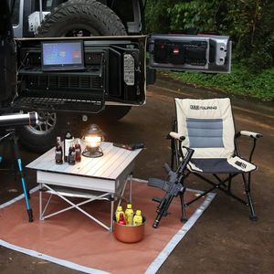 2007 2022 Jeep Wrangler JK & JL portabagagli a 4 porte portellone posteriore a 2 livelli da tavolo da campeggio da esterno pieghevole da scrivania non compatibile JK - Product Image 4