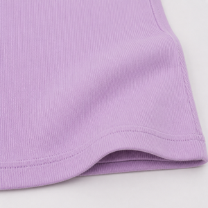 Camiseta sin mangas de algodón acanalado transpirable para mujer, cuello redondo, corte ajustado, informal, básica, para verano, estilo urbano. - Product Image 4