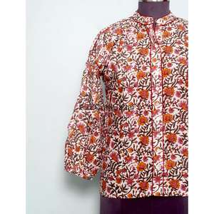 Vestidos Casuales de Oficina para Mujer, 100% Algodón, Hechos a Mano, Tejidos, de Verano y Primavera, Mini, Manga Larga, Cuello Redondo, Estampado Floral, Modernos y Holgados - Product Image 2