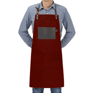 Premium Quality Cowhide Split <b>Leather</b> Utility Welder <b>Apron</b> <b>Leather</b> Industrial Safety Welder <b>Aprons</b> Spark and Heat Resistant - Product Image 6