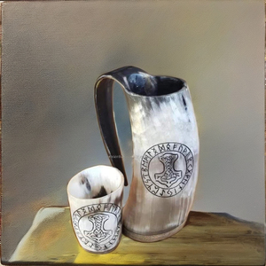 Tasse à corne africaine étanche de la meilleure qualité avec ensemble de verres pour whisky, vin et bière fabriqués à la main en gros - Product Image 1