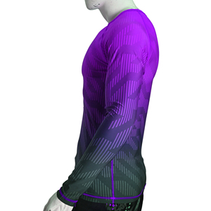 Custom Men <b>Compression</b> Rash Guard Long Sleeve Sublimated BJJ MMA Fight <b>Shirt</b> Quick Dry Breathable Gym Fitness Base Layer Top - Product Image 3