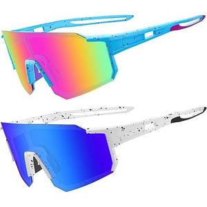 Occhiali da Sole Sportivi Polarizzati per Uomo e Donna, Protezione UV per Pesca, Guida, Softball, Golf - Product Image 1