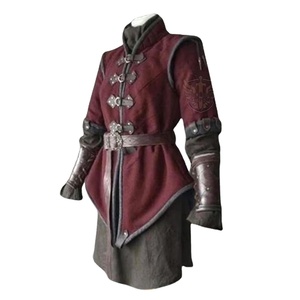 Gilets en cuir pour hommes de haute qualité, vintage, du XVIIIe siècle, médiévaux, Renaissance, reproduction personnalisée de costumes uniformes - Product Image 1