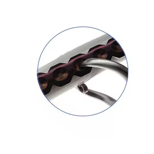 Pinces manuelles en acier inoxydable bleu pour dentisterie, pinces chirurgicales pour les yeux, ligature des paupières, micro-ciseaux de haute qualité CE ISO - Product Image 5