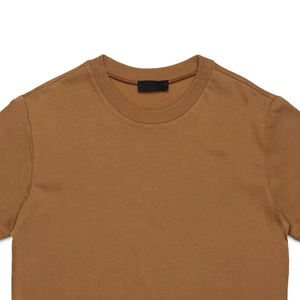 Camiseta para Niños de Color Sólido y Diseño de Logotipo Personalizado, Corte Relajado, Diseño Clásico para Compradores Mayoristas, Precio Accesible, Superventas - Product Image 2