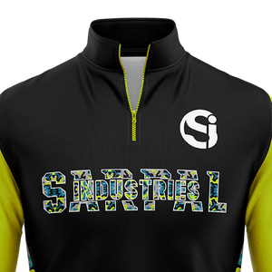 Nueva Moda Sudadera Deportiva de Algodón 100% de Color Liso de Alto Gramaje con Media Cremallera para Hombre - Product Image 4