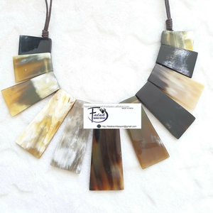 ฮอร์นปลายแหลมสุดหรูเครื่องประดับกระดูกฮอร์นคอลเลกชั่นจิวเวลรี่หางควายของขวัญแฮนด์เมดสำหรับเธอ - Product Image 4