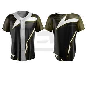 Baseball Short Sleeve Raglan <b>Striped</b> Color Jersey Team Uniform Set 100% Polyester Digital Print Plus Size - Product Image 4