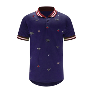 Polo à manches courtes pour homme, blanc, couleur unie, tricoté, style décontracté, coupe classique - Product Image 3