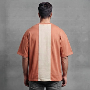 เสื้อยืดผู้ชายทรงโอเวอร์ไซส์ วินเทจ ผ้าฝ้ายแท้ 100% สำหรับฤดูร้อน สวมใส่สบาย 2 สี  รับสกรีนโลโก้ ระบายอากาศได้ดี เป็นมิตรกับสิ่งแวดล้อม ปี 2026 - Product Image 6