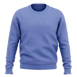Suéter de Punto para Hombre, Cuello Redondo, Color Sólido, Corte Regular, Estilo Casual, Manga Larga, Azul Verde, Nueva Llegada - Product Image 2