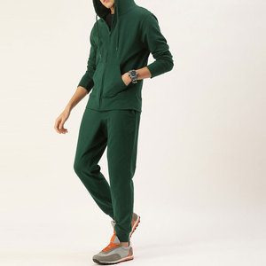 Unisex Custom Sweatpants and Hoodie <b>Set</b> 100% Cotton Eco-Friendly Plus Size Jogger Tracksuits - Product Image 2