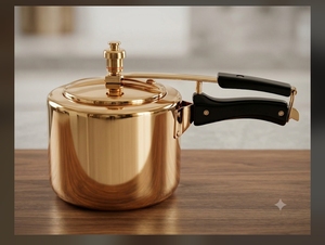 Casserole à pression en laiton - Product Image 3