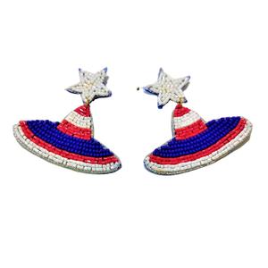 Pendientes de Moda Hechos a Mano con Cuentas Bordadas de la India, Regalo Clásico para Bodas y Fiestas, de Alta Calidad para Mujer - Product Image 5