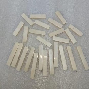 Núcleos y surcos de guitarra de hueso de búfalo ecológicos de ILAHI, pulidos, cuadrados, de alta calidad - Product Image 2