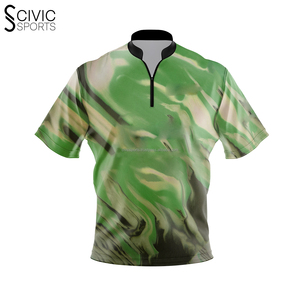 Logo personnalisé Maillot de football Vente en gros Polo à fermeture éclair pour esports Maillot de jeu de bowling avec logo personnalisé Chemise de sport pour garçon - Product Image 3