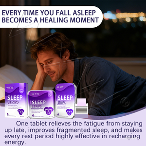 Films oraux à dissolution rapide de mélatonine pour le sommeil, favorisent un endormissement plus rapide, améliorent la qualité du sommeil profond, complément de sommeil portable - Product Image 5