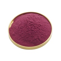 Bubuk Buah Ceri Berkualitas Tinggi, Bubuk Ceri Hitam/Merah Kering Semprot untuk Minuman/Smoothie/Kue