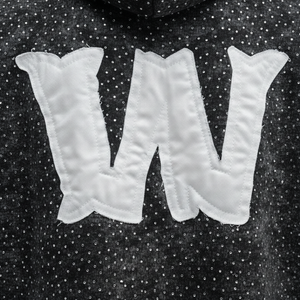 เสื้อฮู้ดดี้สตรีทแวร์ทรงโอเวอร์ไซส์ผ้าคอตตอนหนานุ่ม ตกแต่งด้วยคริสตัล แต่งลายปัก ล้างสีแบบแอซิดวอช - Product Image 5